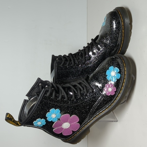 Dr Martens Woman's Airwair 1460 junior Cosmic Glitter boots womans sz 5 EU 36 - Picture 2 of 16